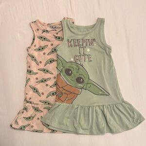 Star Wars Kids Dresses - Pink and Green